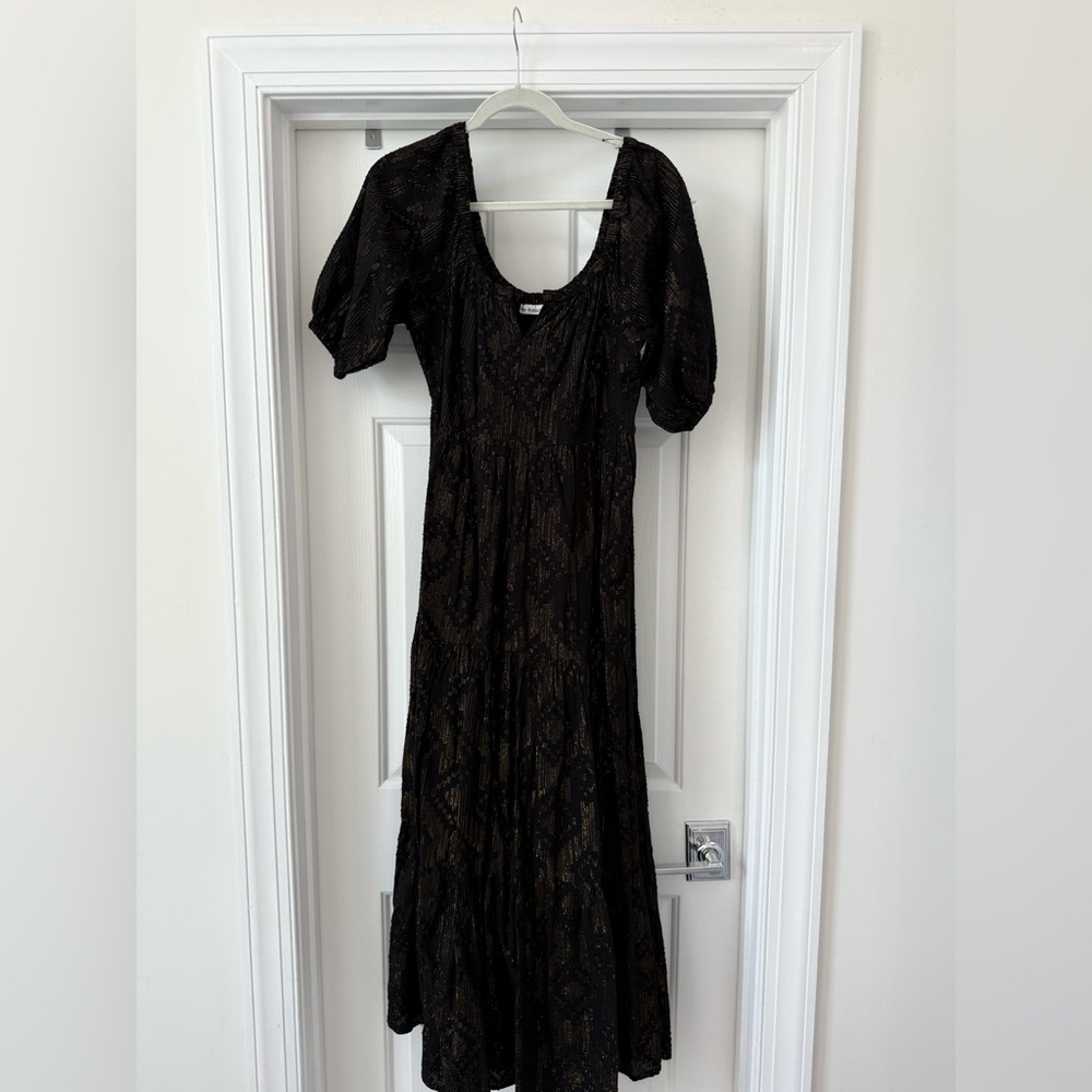 Roller Rabbit Black and Gold Dress